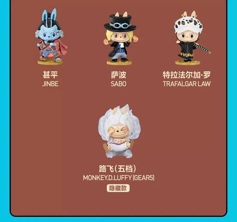 Authentc POP MART LABUBU THE MONSTERS×One Piece Series