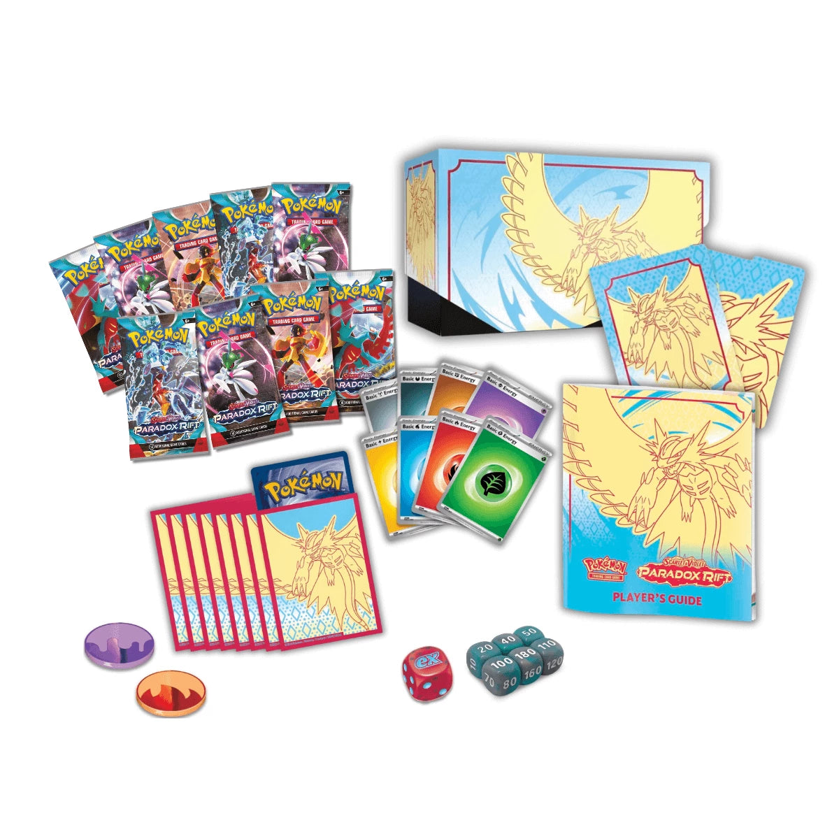 Pokémon TCG: Scarlet & Violet – Paradox Rift Elite Trainer Box (Roaring Moon version)