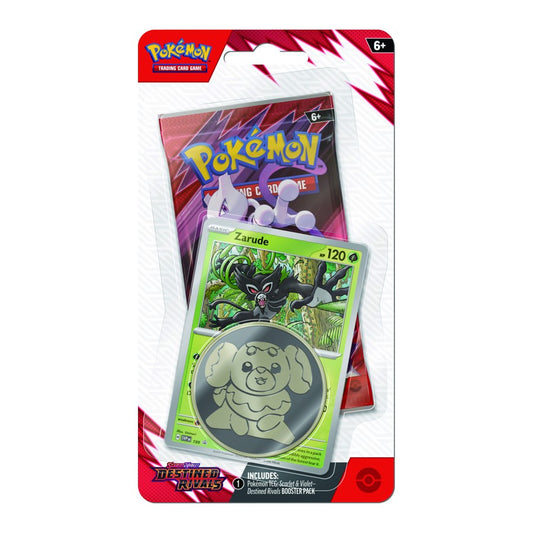 Pokemon SV10 Destined Rivals Checklane Blister (Zarude)