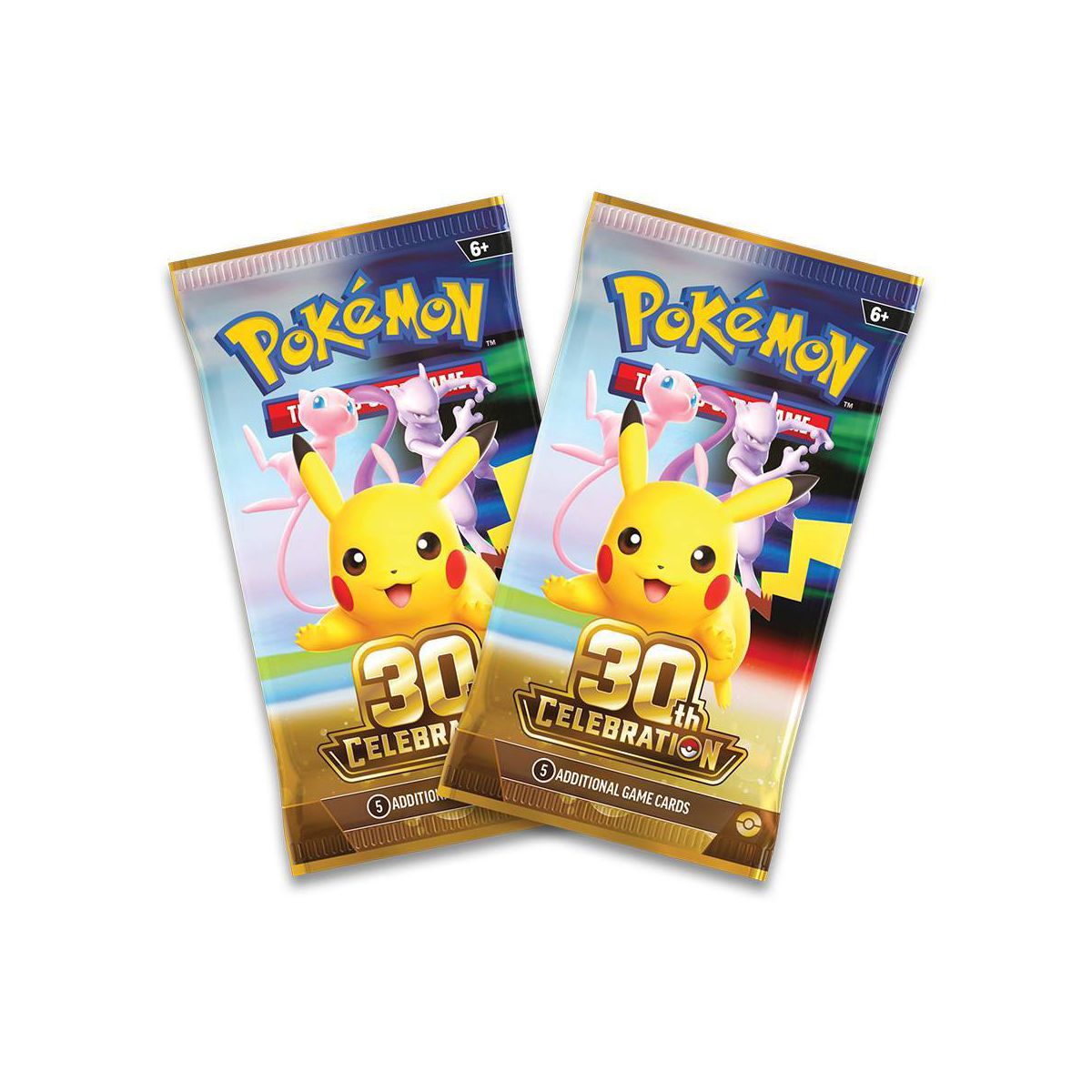 30th Celebration booster packs included in each Mini Tin (2 packs)