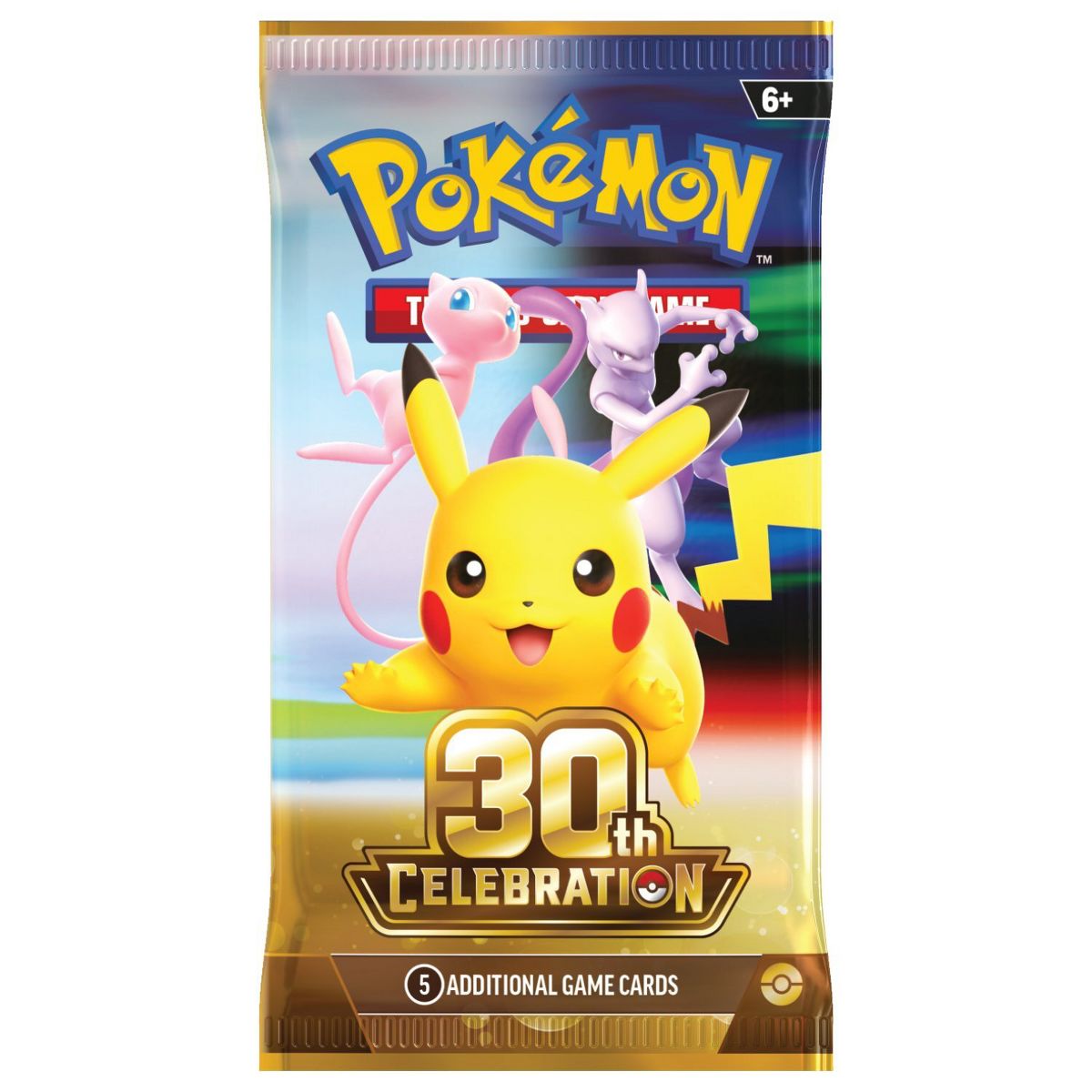 Pokémon TCG 30th Celebration Booster Pack included in the tin