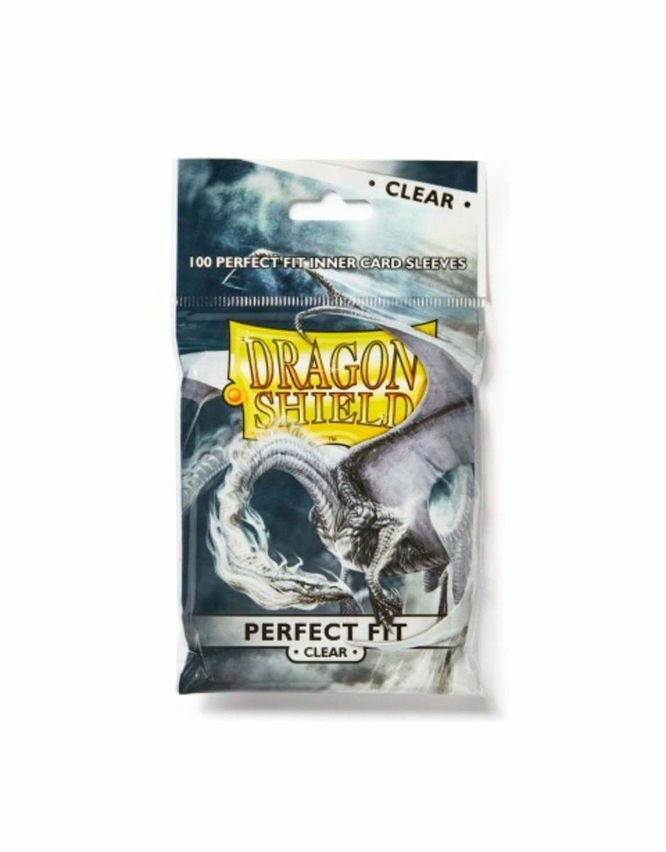 Dragon Shield Standard Size Clear Perfect Fit (100pcs) Card Sleeves