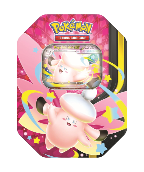 Pokémon TCG: Mega Moonlit Tin – Mega Gengar / Clefable ex