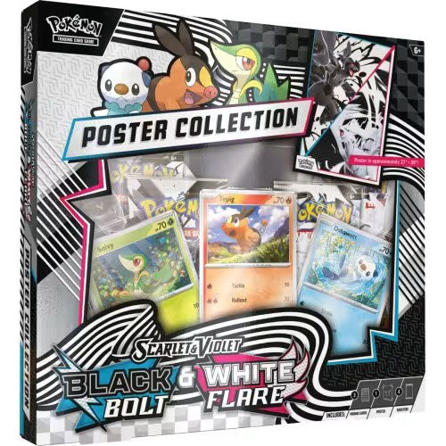 Pokémon TCG: Black Bolt & White Flare – Unova Poster Collection