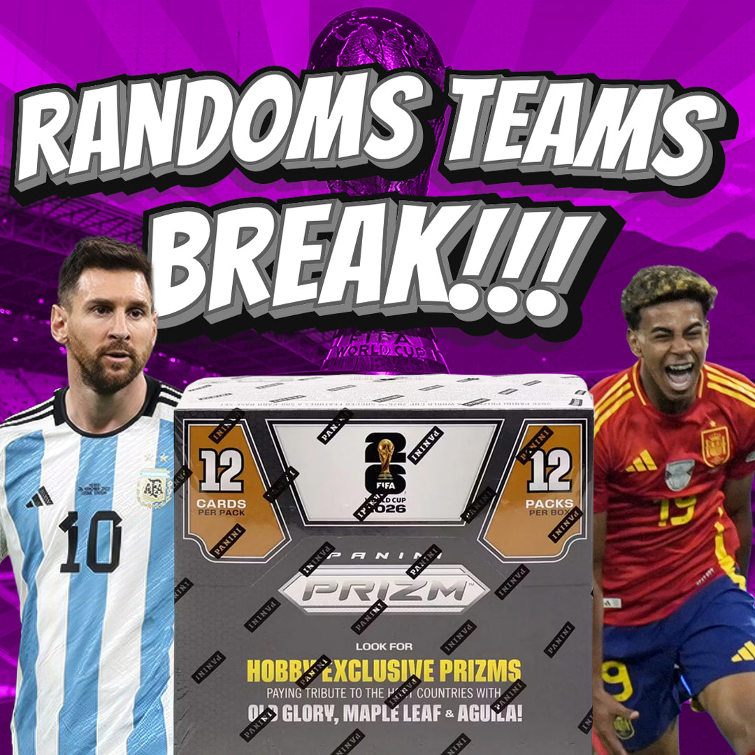 Random Team Break A1 2026 Panini Prizm FIFA World Cup Soccer 30 Spot [CASE HIT ACTIVE]