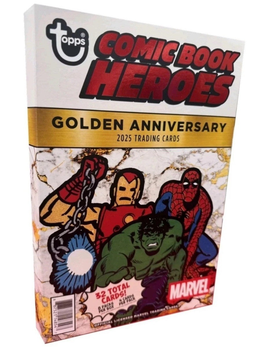 Panini 2025 Marvel Comic Book Heroes – 1975 Golden Anniversary PC Hobby Box