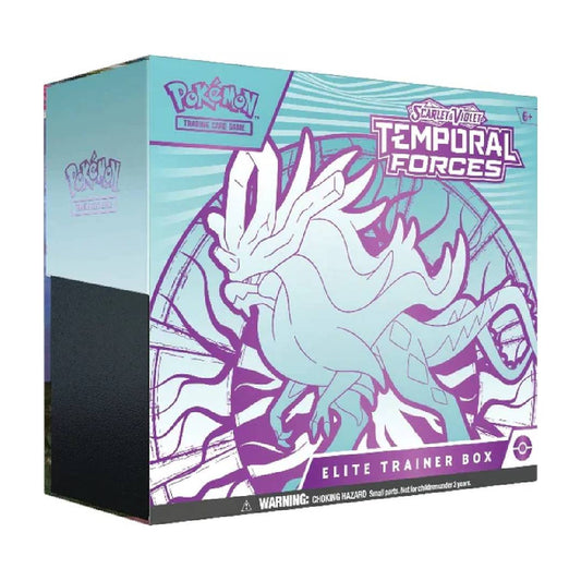 Pokémon TCG: Scarlet & Violet – Temporal Forces Elite Trainer Box (Walking Wake version)