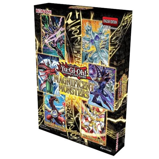 Yu-Gi-Oh! TCG Magnificent Monsters Booster Box on white background